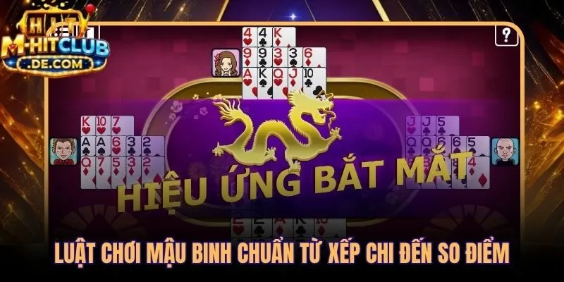 Quy trình xếp chi và so điểm theo luật chơi Mậu Binh chuẩn