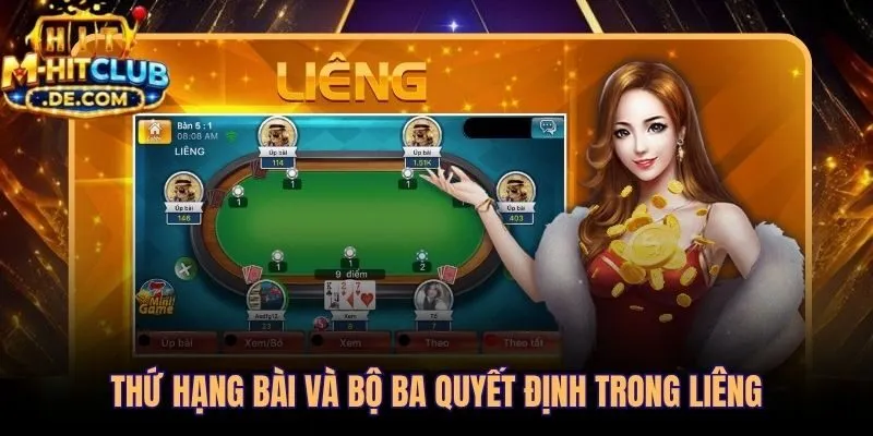 Mẹo đánh Liêng qua thứ hạng bài và ba hành động nền tảng