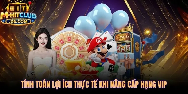 Chênh lệch cashback giữa các bậc VIP Hitclub qua con số thực